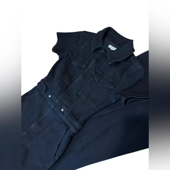 GOOD AMERICAN FIT FOR SUCCESS BLACK JUMPSUIT SZ 1 - Picture 4 of 8